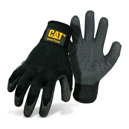 Pip CAT Latex Palm Gloves, Medium, Black CAT017400M